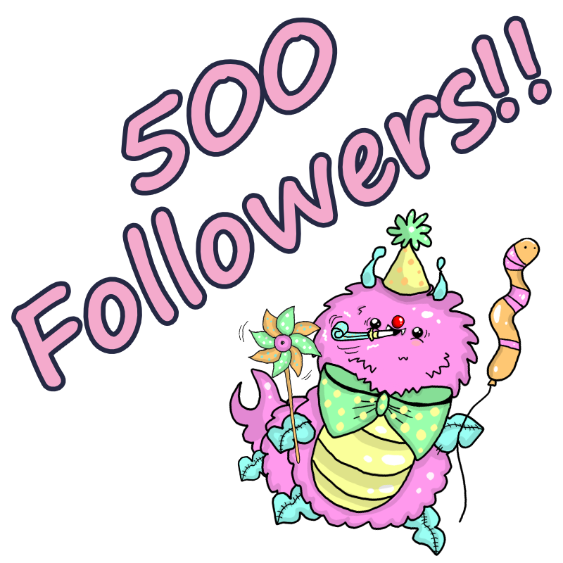 Fluffypede campaign reaches 500 followers!