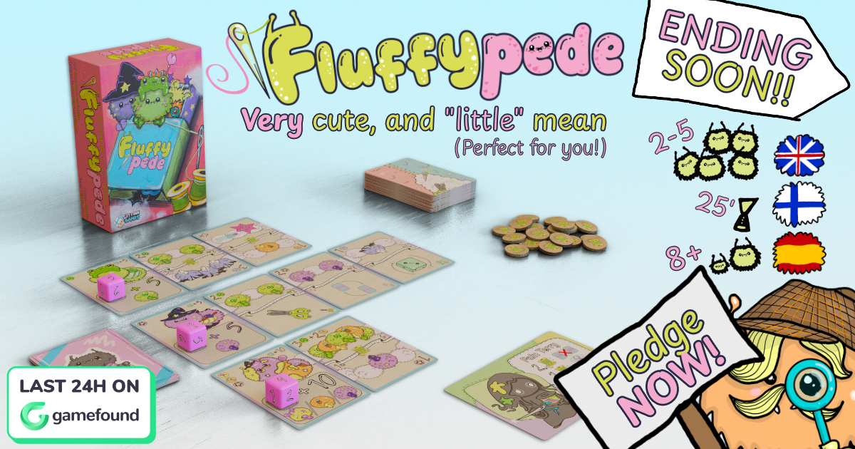 Last hours of Fluffypede Crowdfunding campaign!
